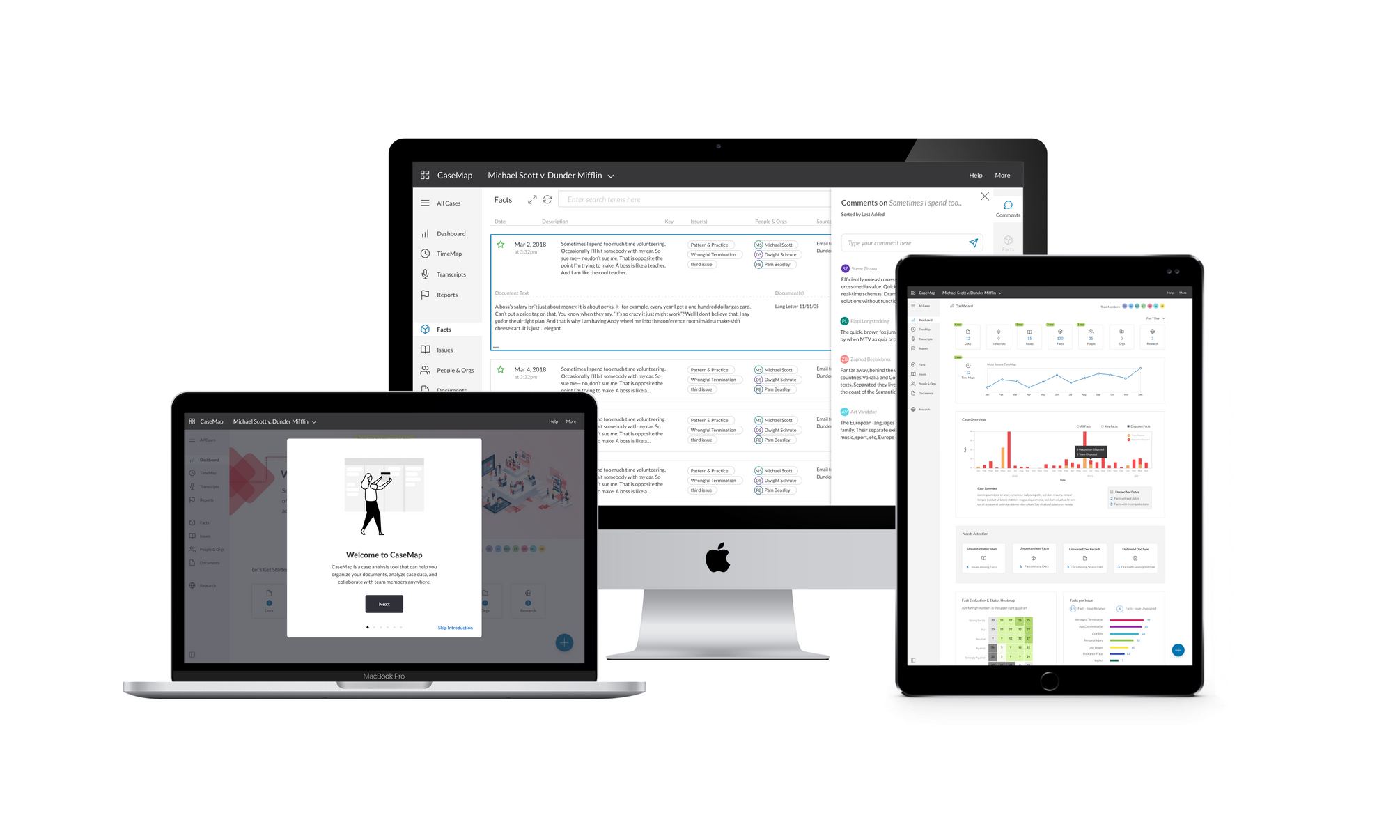 Simplifying legal case management